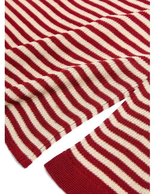 Valentino Garavani Red Silk Sweater
