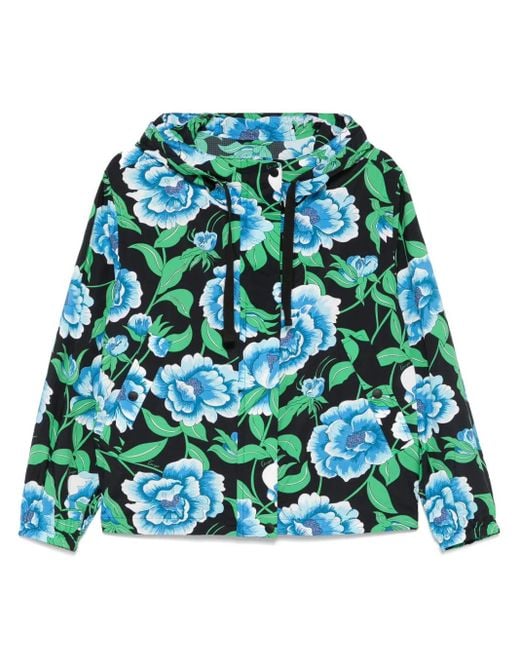 KENZO Windjack Met Print in het Green