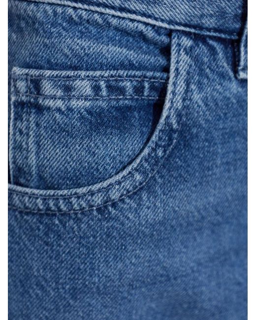 Moncler Blue Button-Fastening Jeans
