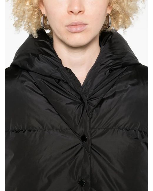 Canada Goose Black Hooded Puffer Jacket
