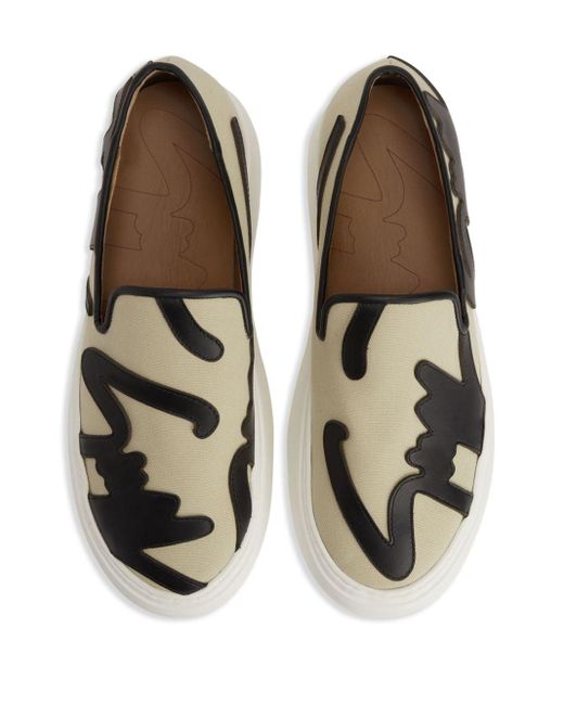 Giuseppe Zanotti Natural Gz Mike Sign Loafers for men