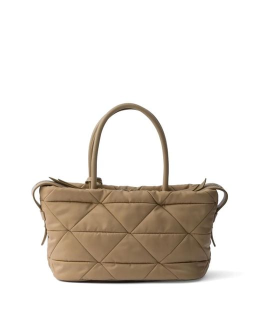 Borsa Tote di Prada in Brown