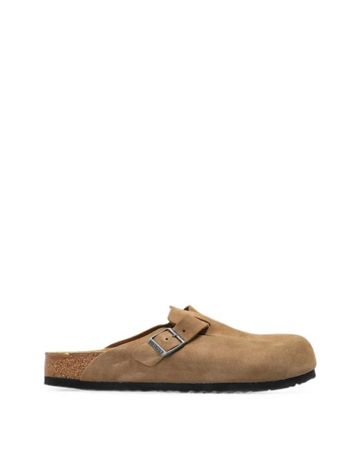 Birkenstock Brown Mules Boston En Daim for men