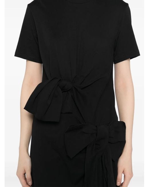 JNBY Black Bow-Detail Dress