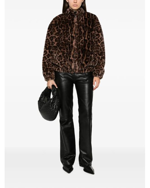 Betta Corradi Brown Leopard-Print Jacket