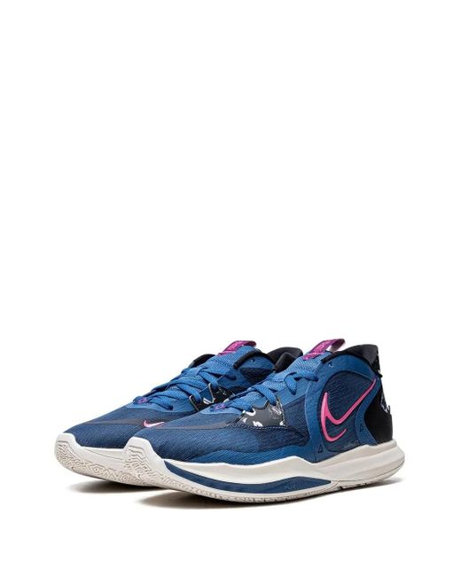 Nike Blue Kyrie 5 Low "Dark Marina/Pinksicle/ Sneakers