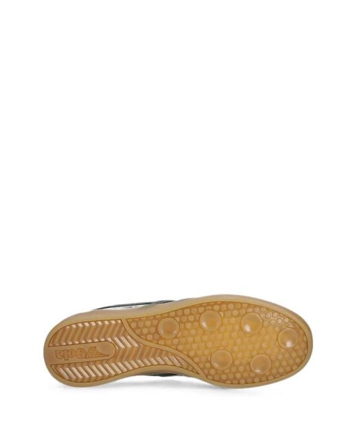Gola White Viper Contrast-Trim Logo-Patch Sneakers for men