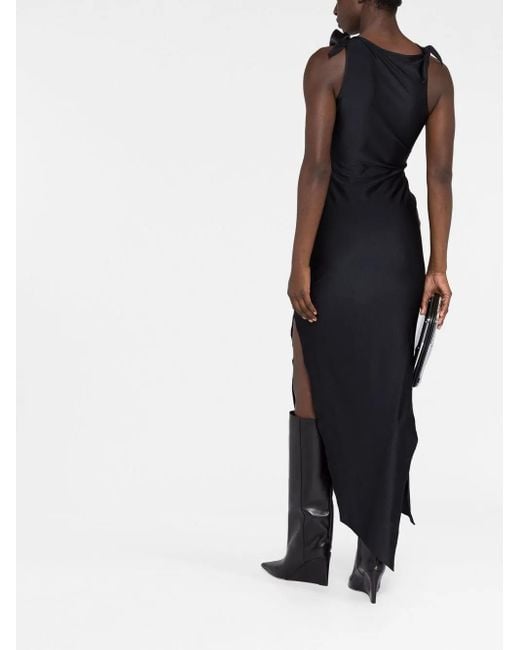 Coperni Tulen Maxi-Jurk in het Black