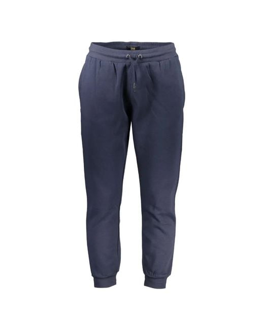 Roberto Cavalli Blue Drawstring Track Pants for men