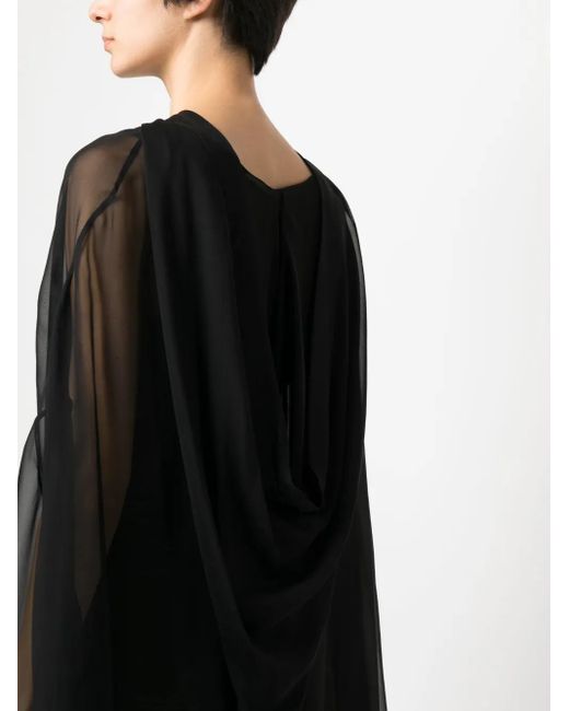 Rick Owens Black Flyproof Silk Tunic