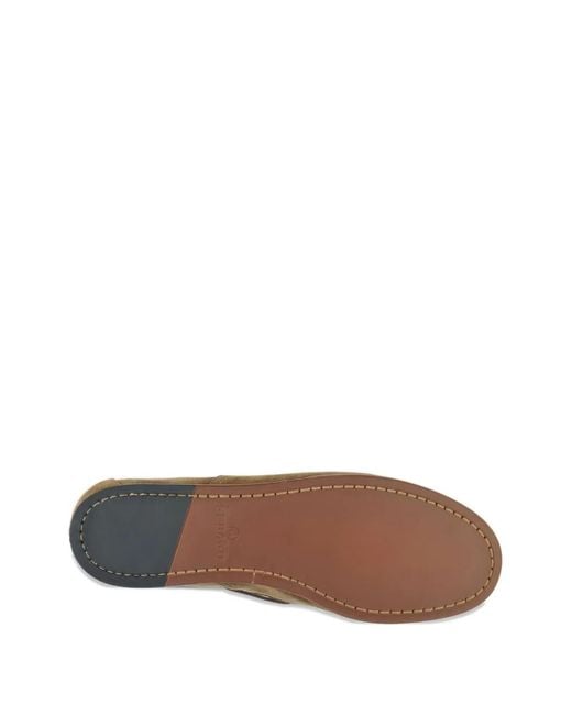 Sebago Brown Chaussures Bateau Owen for men