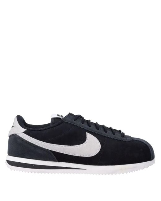 Nike Black Suede Appliqué Trainers for men