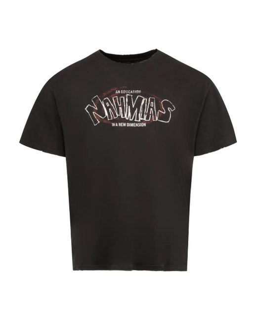 NAHMIAS No Rolling T-Shirt in Black für Herren