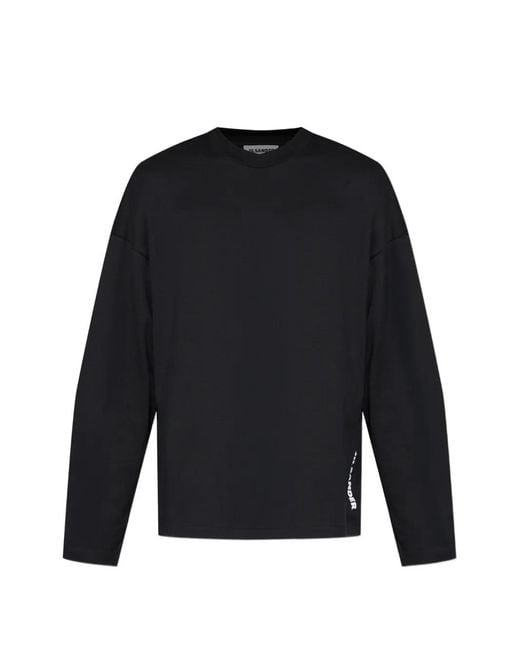 Jil Sander Blue T-Shirt À Logo Imprimé for men