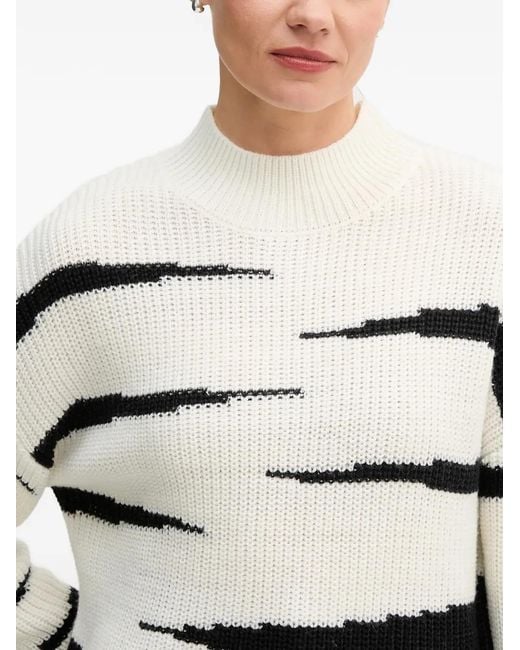MARC AUREL Natural High-Neck Sweater