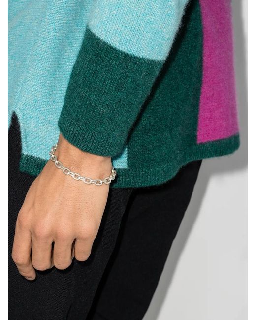 M. Cohen Metallic Sterling Chain-Link Bracelet for men