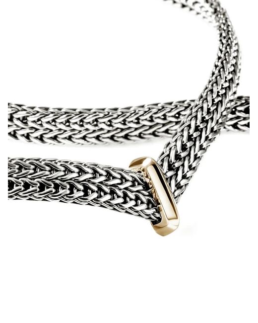 John Hardy Metallic Sterling And 14K Icon Link Necklace