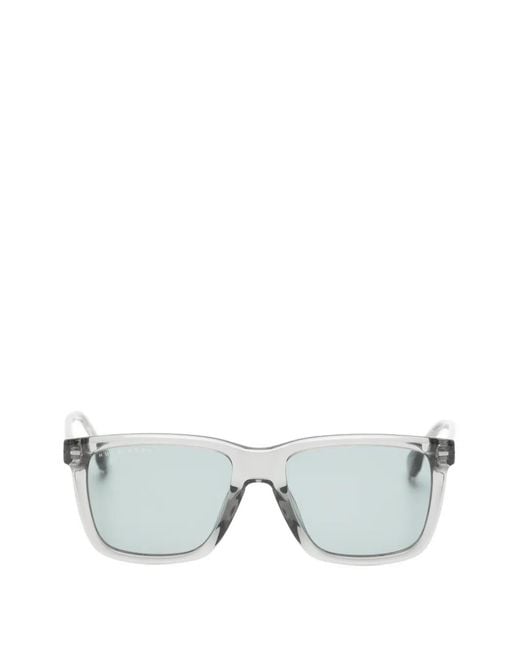 Boss Metallic Square-Frame Sunglasses for men
