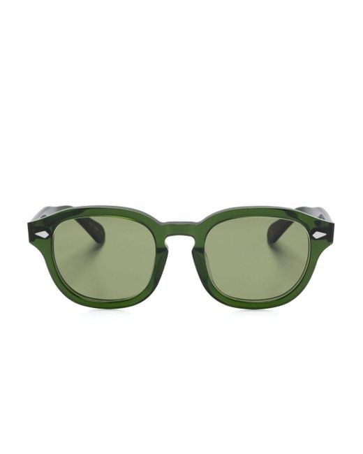 Lesca Green Posh Sunglasses