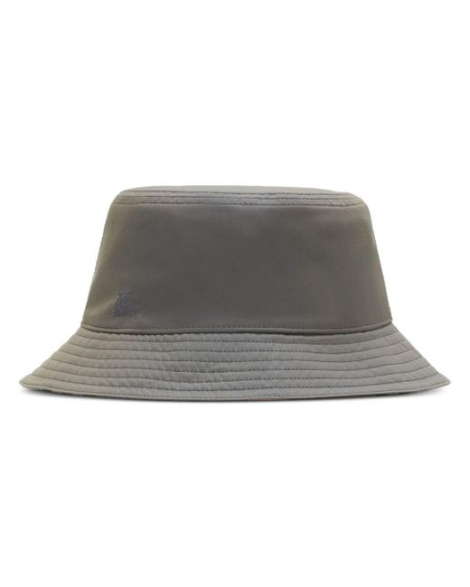 Sombrero de pescador reversible a cuadros Burberry de hombre de color Gray