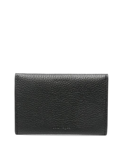 Courreges Black Logo-Plaque Envelope Cardholder