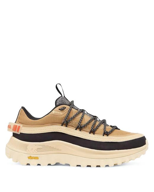 Sorel Metallic Lace-Up Logo Patch Sneakers
