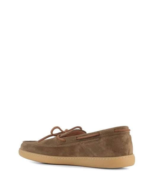 Astorflex White Rivaflex Tie-Detail Boat Shoes for men