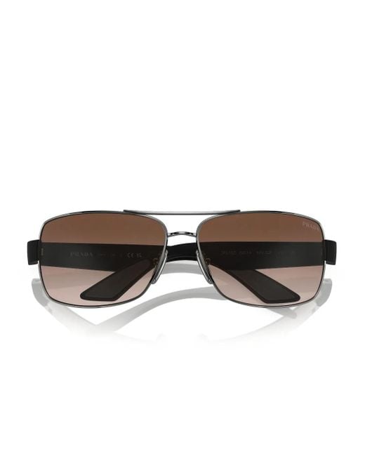 Prada パイロット サングラス Brown