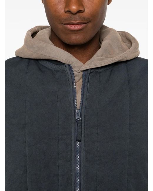 Stone Island Blue Giubbotto Senza Maniche for men