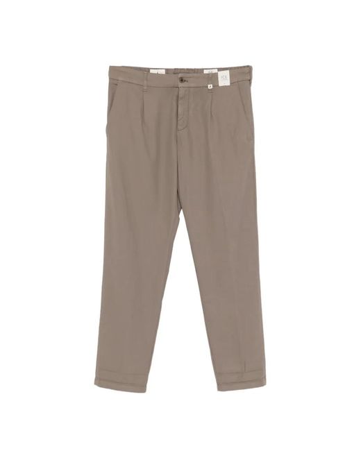 Myths Gray Pleated Trousers for men