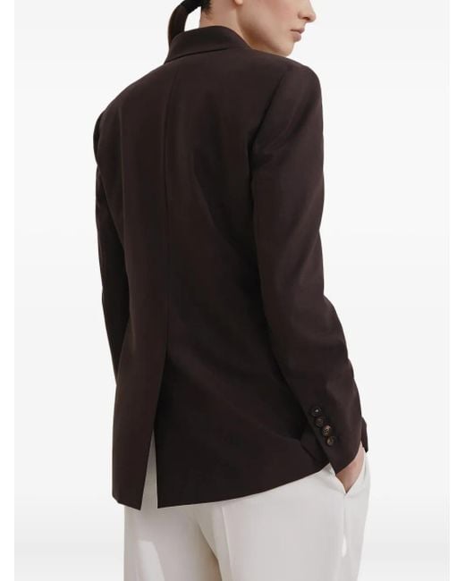 Brunello Cucinelli Brown Doppelreihiges Sakko
