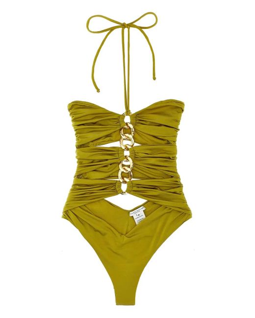 Maillot De Bain Chain Elisabetta Franchi en coloris Green