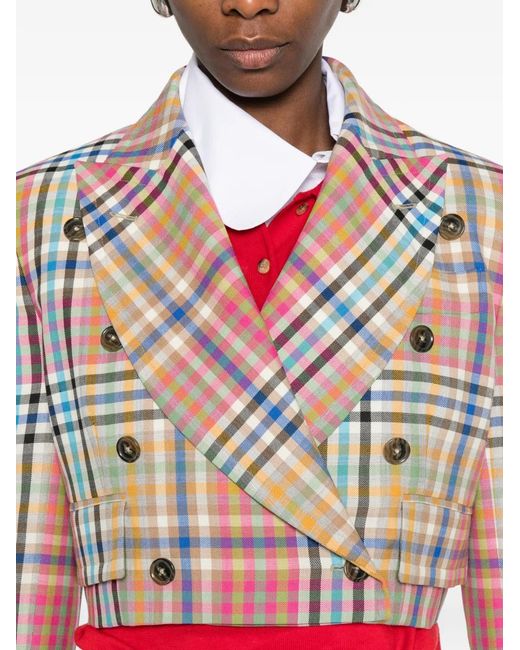 Vivienne Westwood】チェックジャケット 美品☆高級モデル☆変形