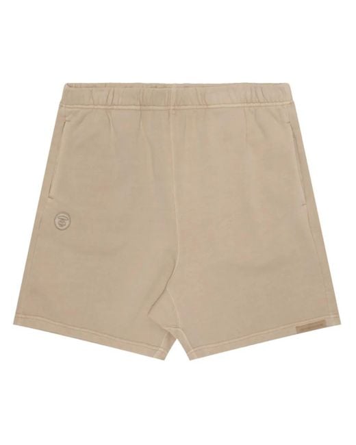 Aape By A Bathing Ape Natural Logo-Embroidered Cotton Shorts for men
