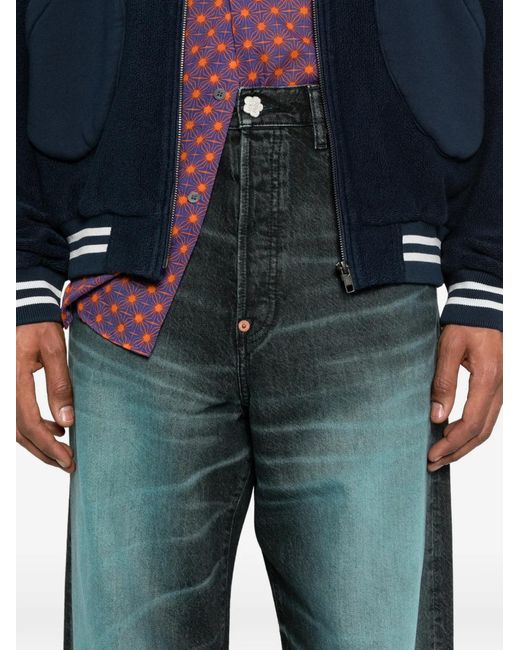 KENZO Gray Washed Jeans for men