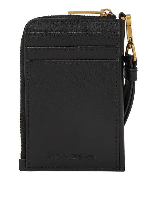 Karl Lagerfeld Black K/Autograph Card Holder