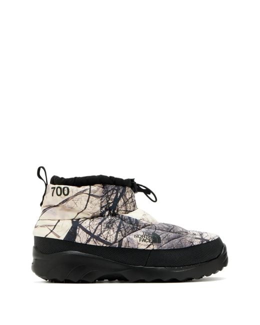 The North Face Black Nuptse Traction Print Boots
