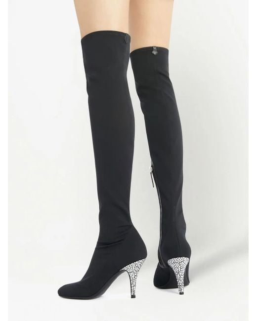 Giuseppe Zanotti Black Calixtee Cuissarde Over-The-Knee Boots