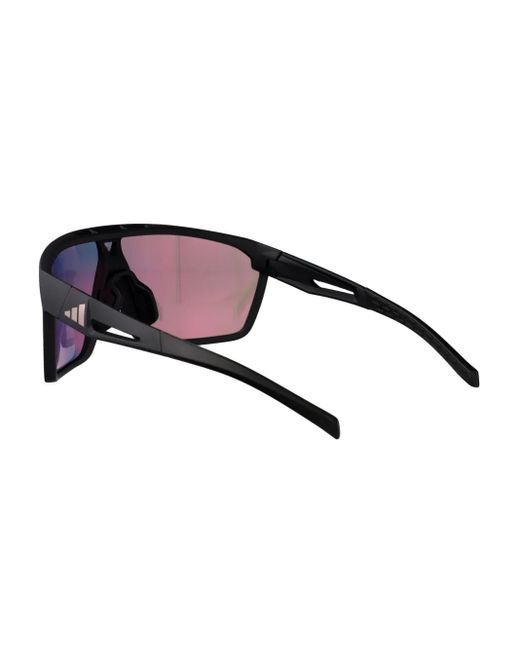 Adidas Pink Shield-Frame Sunglasses for men
