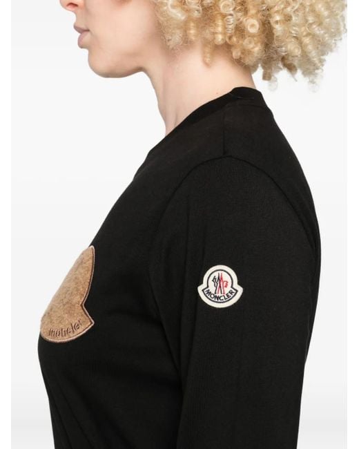 Moncler Top Met Lange Mouwen in het Black
