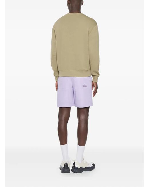 Maison Kitsuné Purple Pockets Shorts for men
