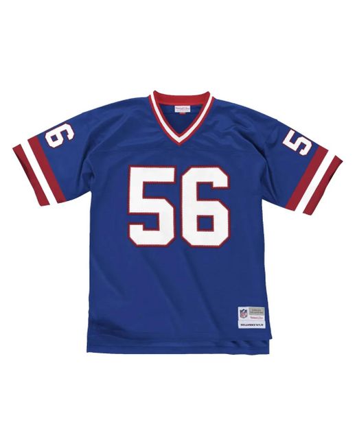 Mitchell & Ness Blue "Nba Ny Giants 86 Lawrence Taylor" Legacy Jersey T-Shirt for men