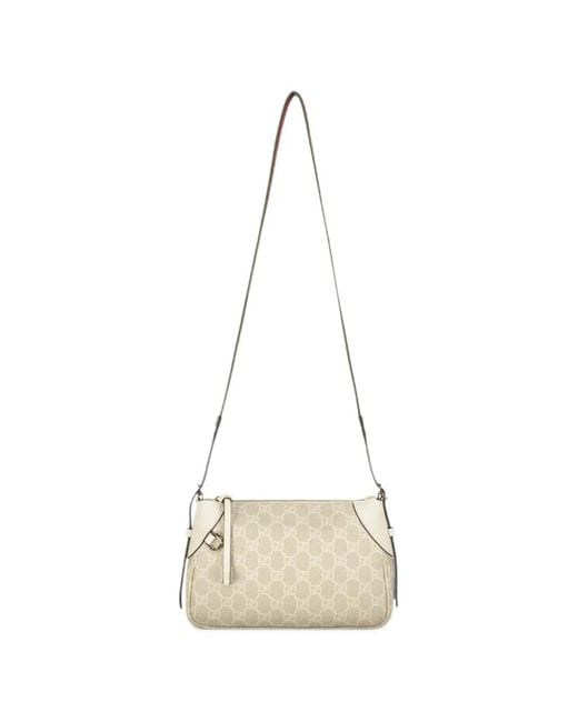 Gucci Metallic Gg Canvas Shoulder Bag