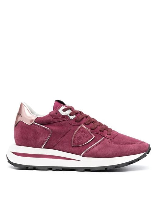 Philippe Model Purple Tropez Haute Low-Top Sneakers