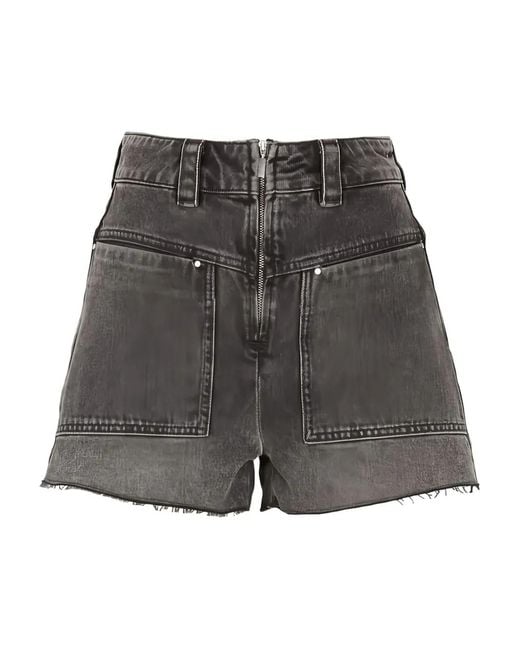 Ba&sh Gray David Shorts