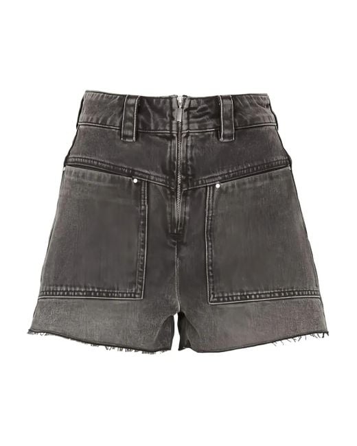 Ba&sh Gray David Shorts