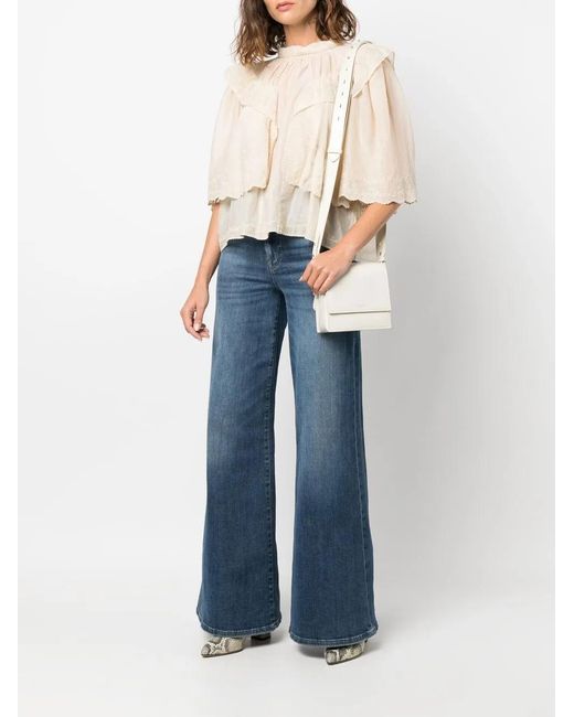Aspinal White Coco Crossbody Bag