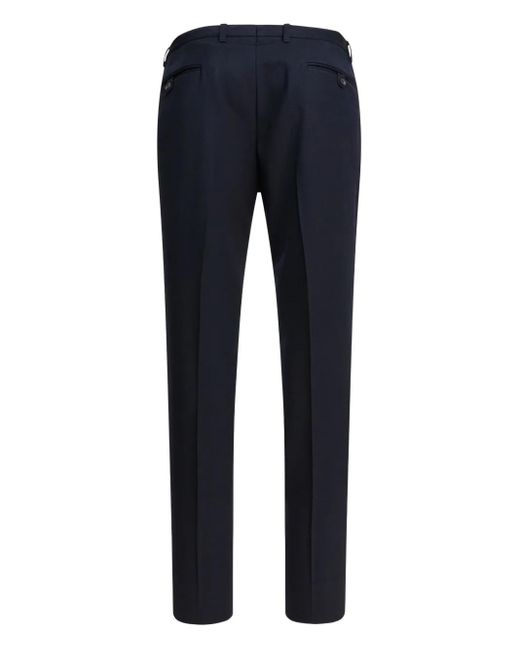 Prada Blue Wool Pants for men