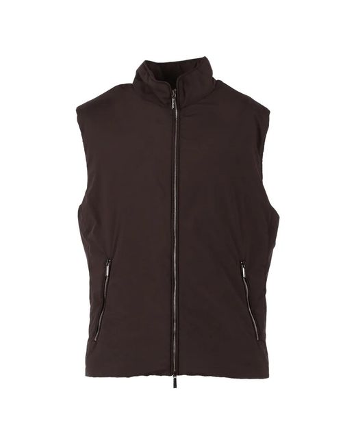 Moorer Brown Zip Senio-Skt Jacket for men