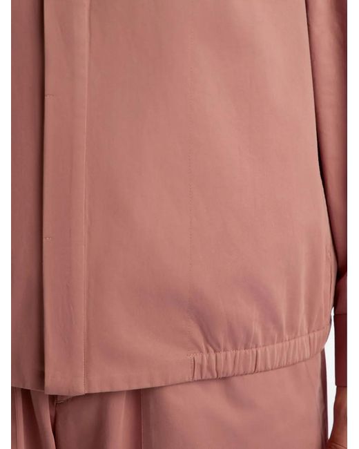 12 STOREEZ Pink Long-Sleeved Buttoned Overshirt for men